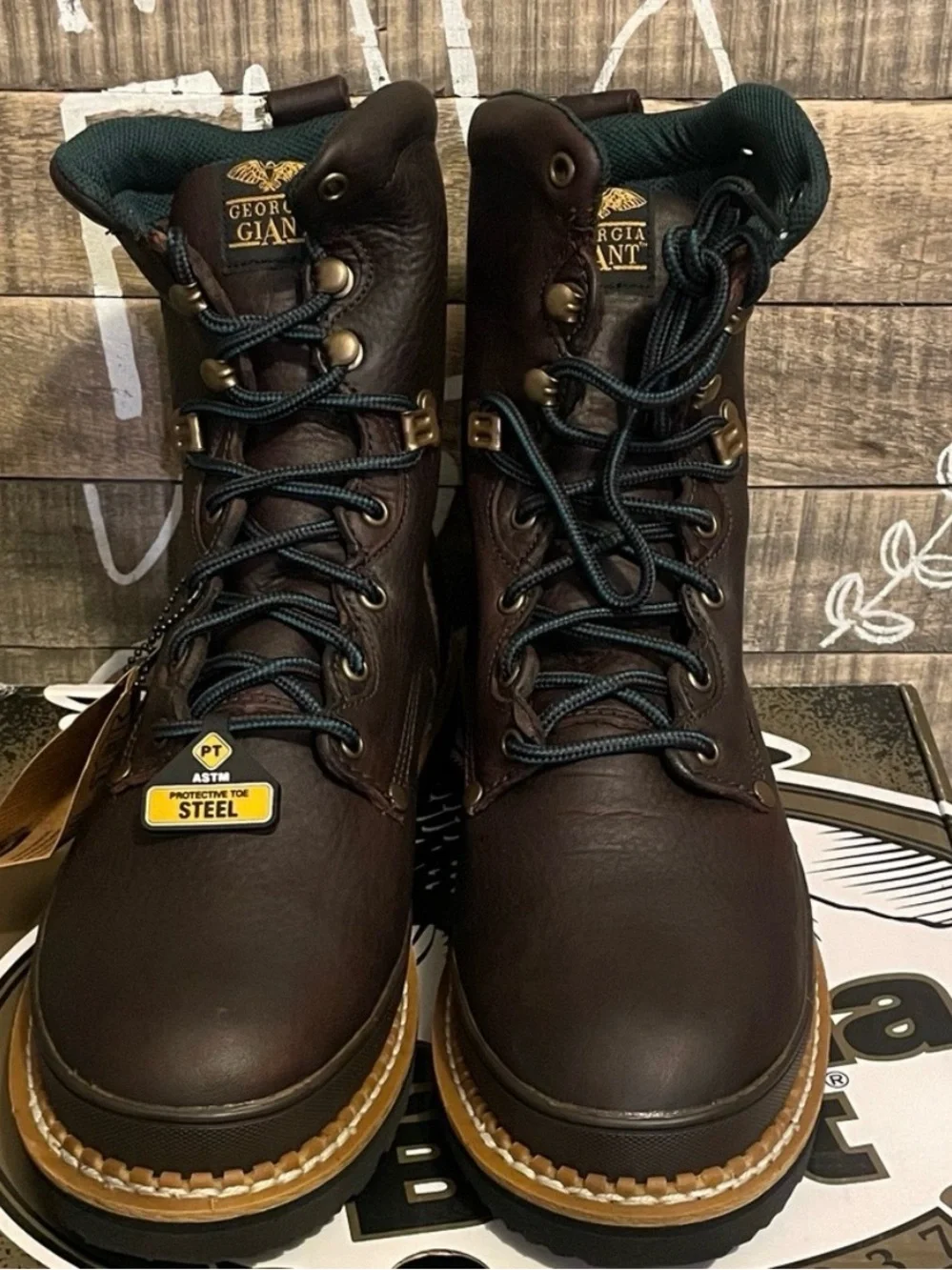 New Georgia Boot Men's Georgia Giant Steel Toe Work Boots